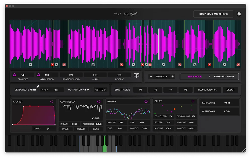 product image on laptop